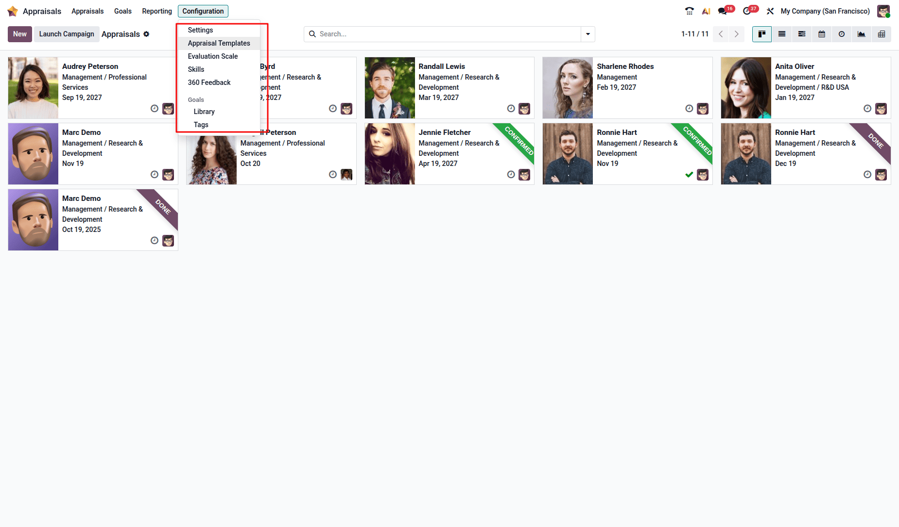 Introduction to the Appraisals Module in Odoo 19-cybrosys