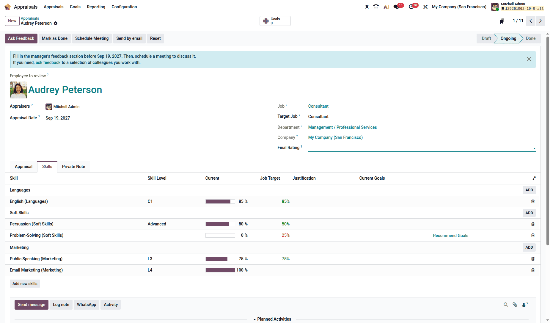 Introduction to the Appraisals Module in Odoo 19-cybrosys
