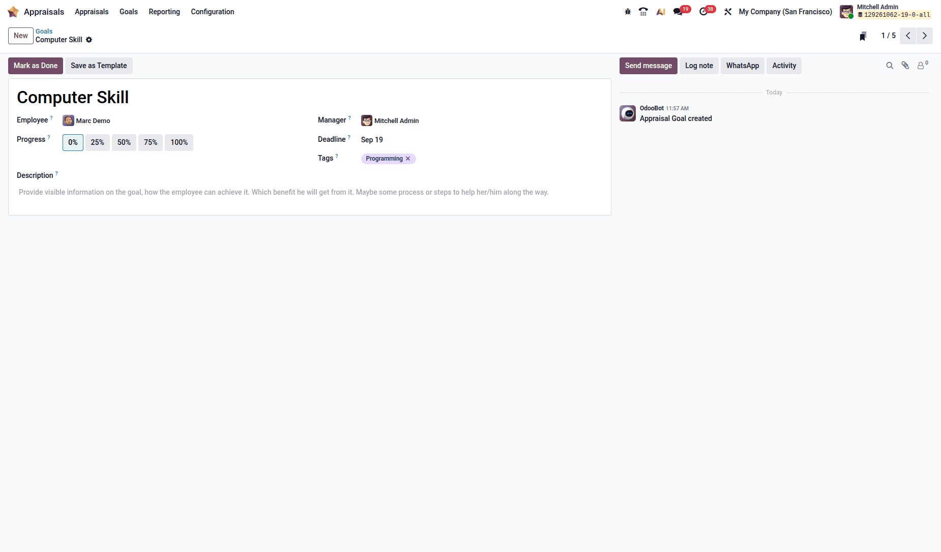 Introduction to the Appraisals Module in Odoo 19-cybrosys
