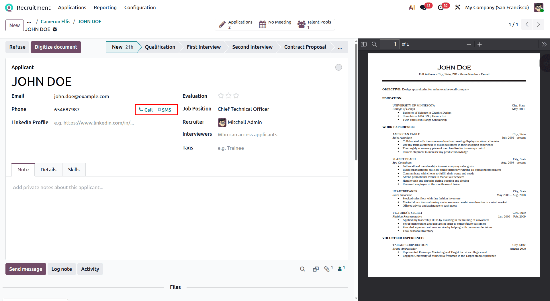Introduction to the Odoo 19 Recruitment Module-cybrosys