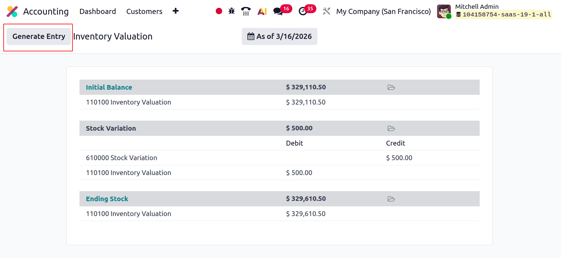 Inventory Valuation Periodic (At Closing) in Odoo 19 Accounting-cybrosys