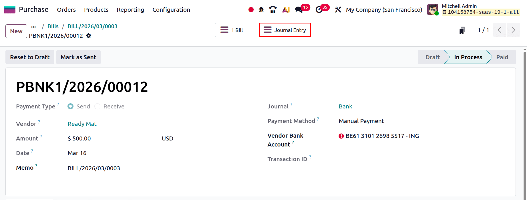 Inventory Valuation Periodic (At Closing) in Odoo 19 Accounting-cybrosys