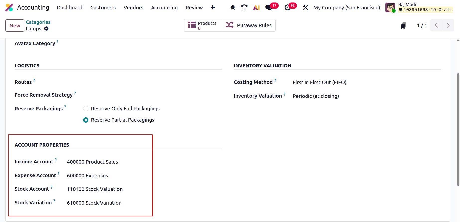 Inventory Valuation Periodic (At Closing) in Odoo 19 Accounting-cybrosys