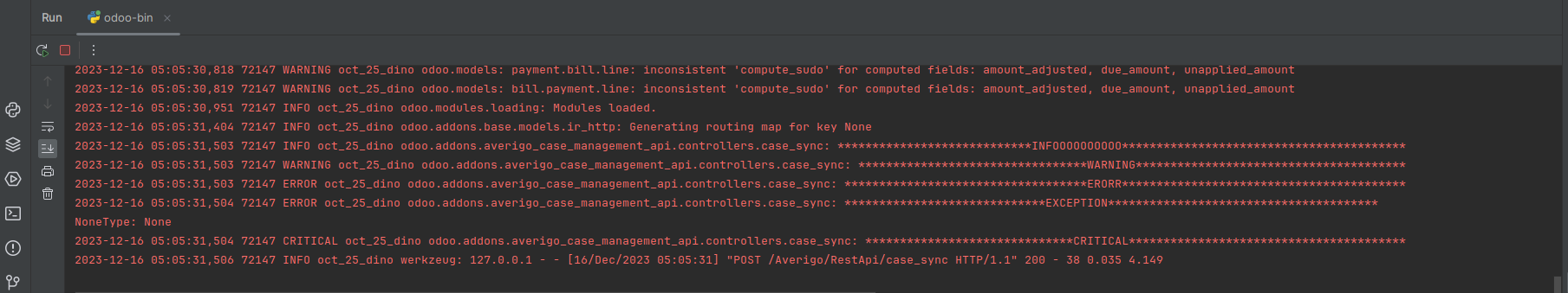 Logging in Odoo 16-cybrosys