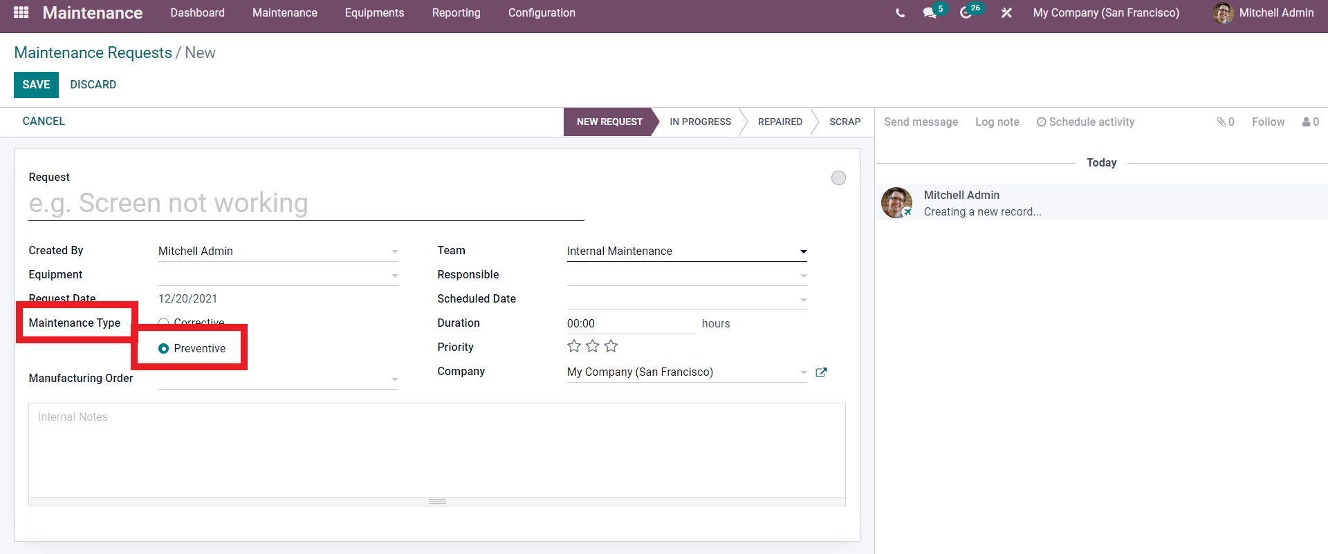 maintenance-request-and-management-with-odoo-15