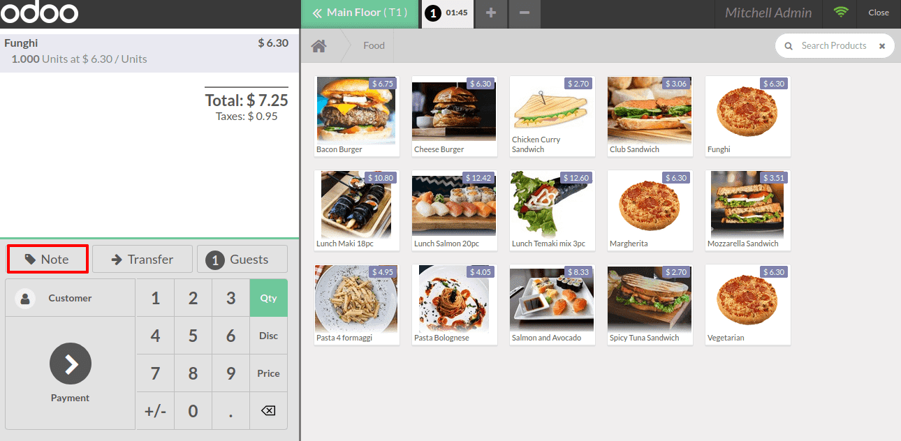 manage pos order interface in odoo 13 cybrosys