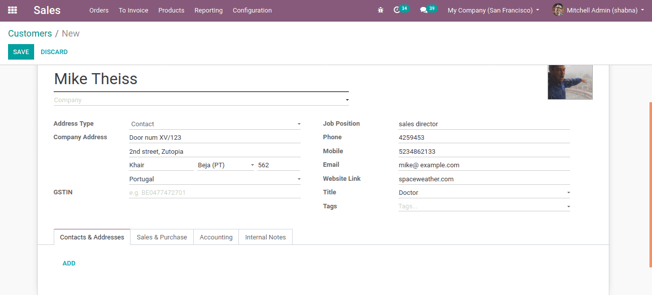 managing-different-address-to-a-customer-in-odoo-13