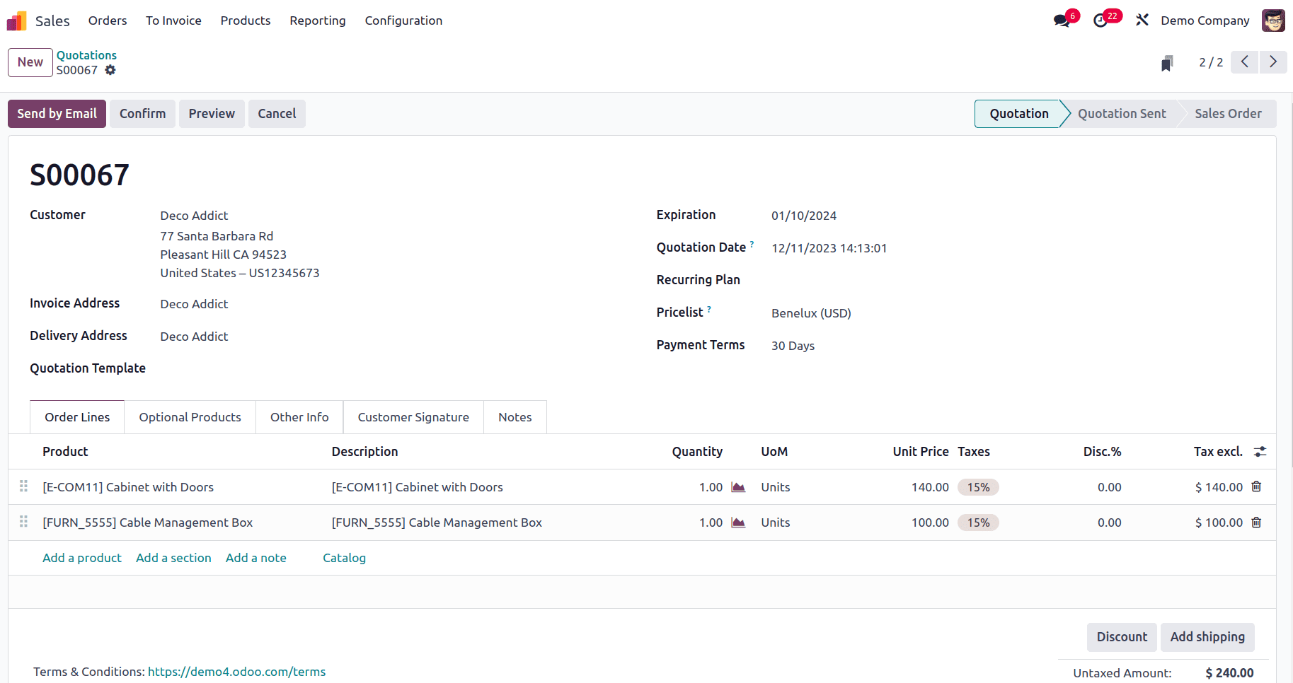 Managing Online Signature and Payment with Odoo 17-cybrosys