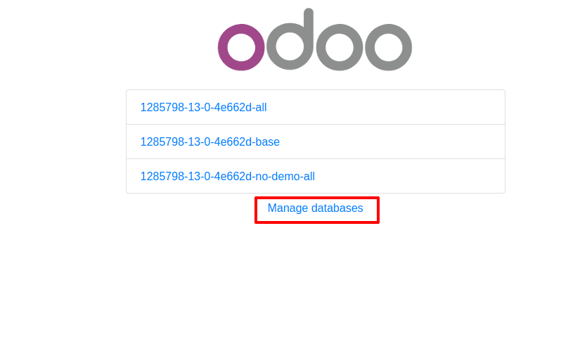 odoo-13-database-management
