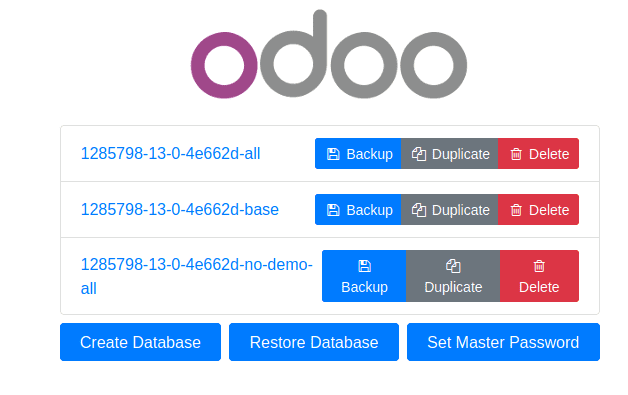 odoo-13-database-management