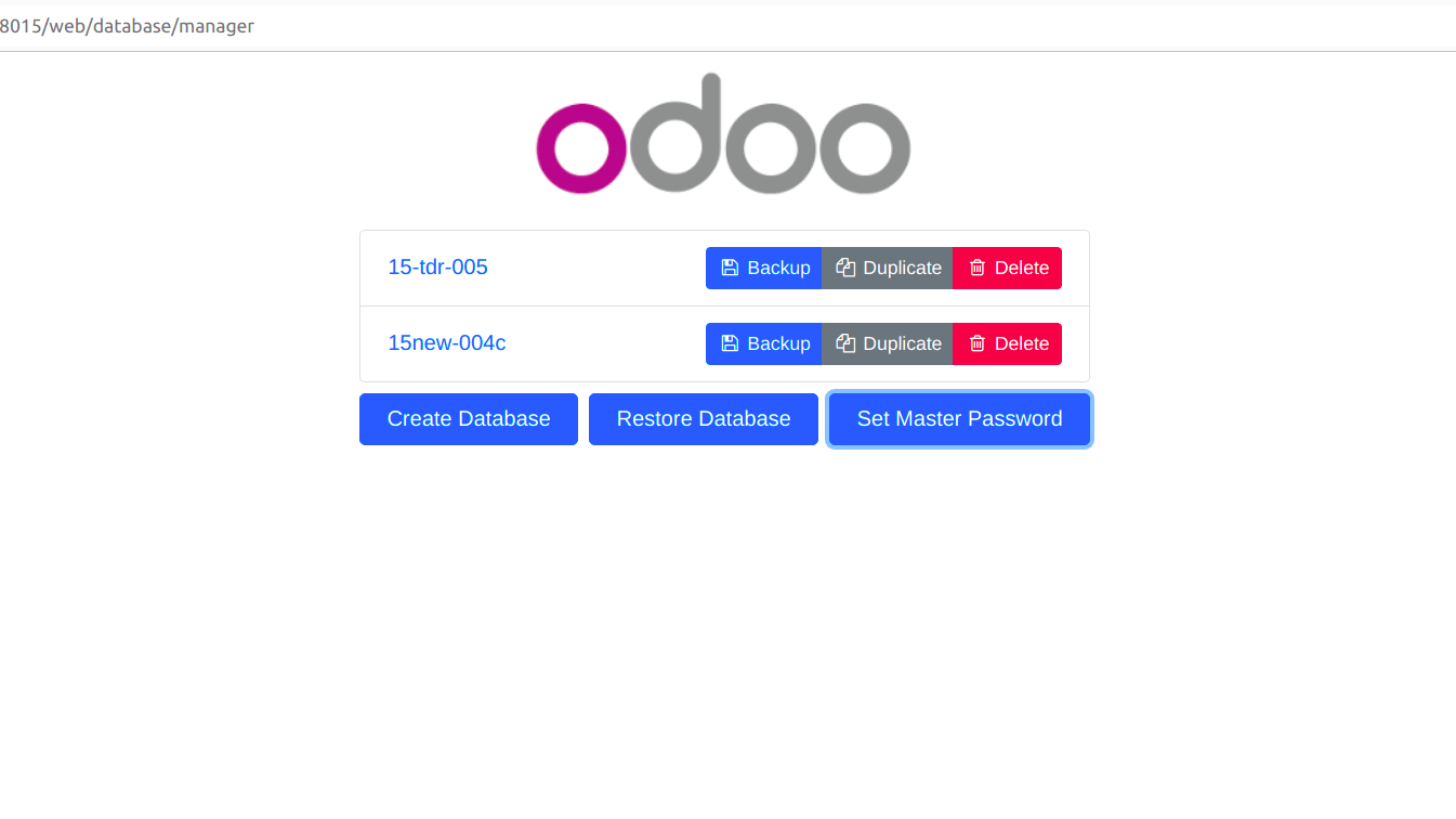 odoo-15-database-management