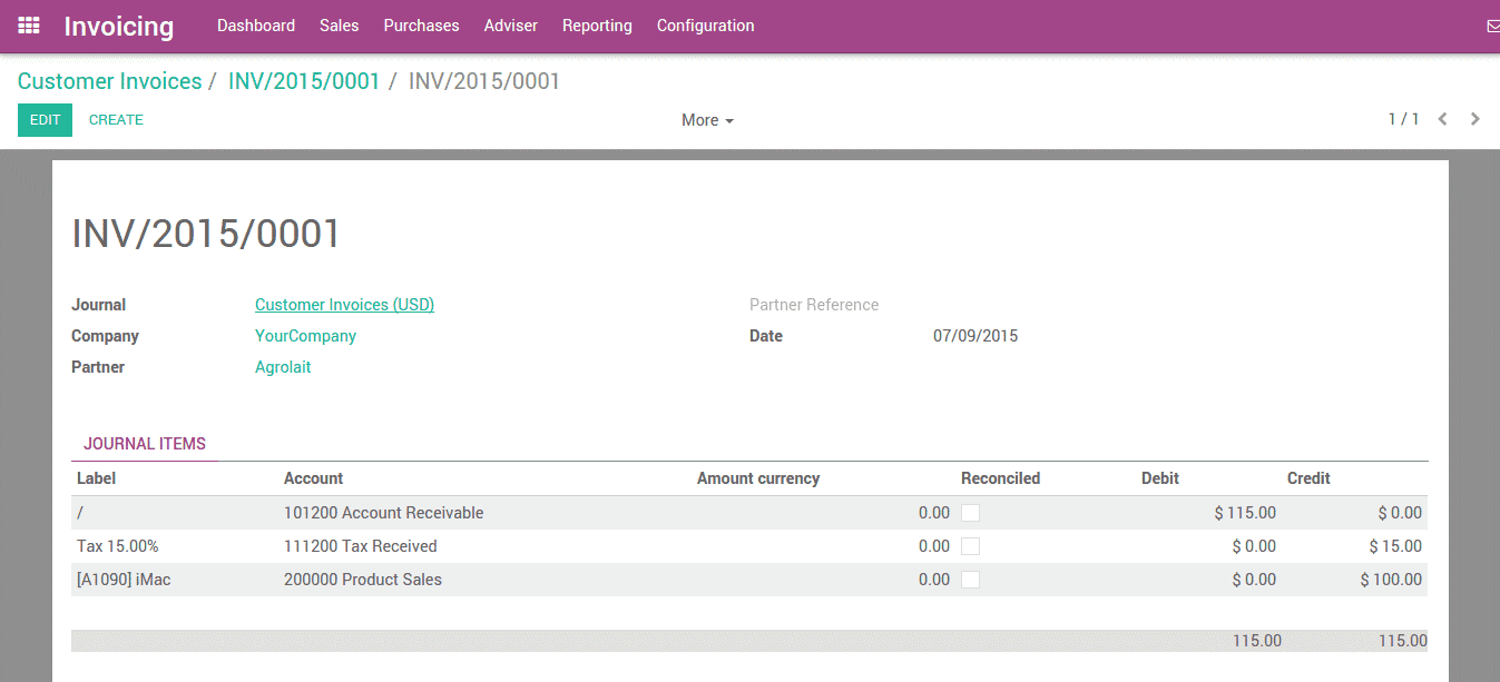 odoo 12 accounting