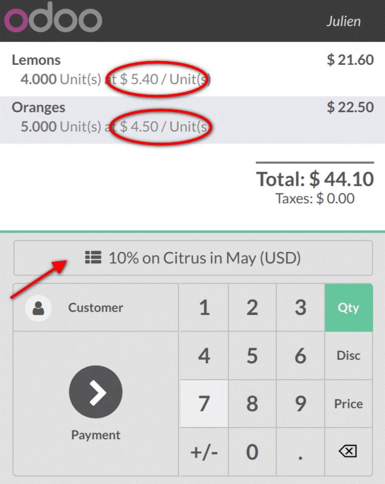 odoo 12 point of sale features