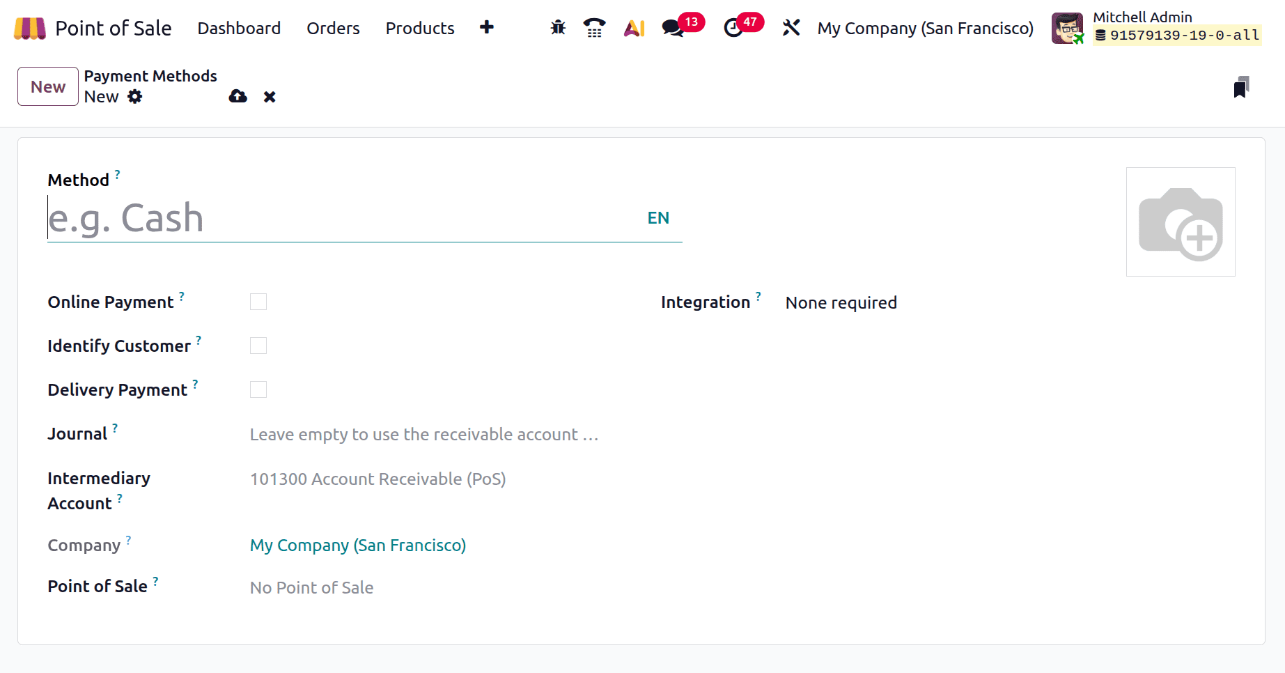 Overview of Adding and Managing Payment Options in Odoo 19 Pos-cybrosys