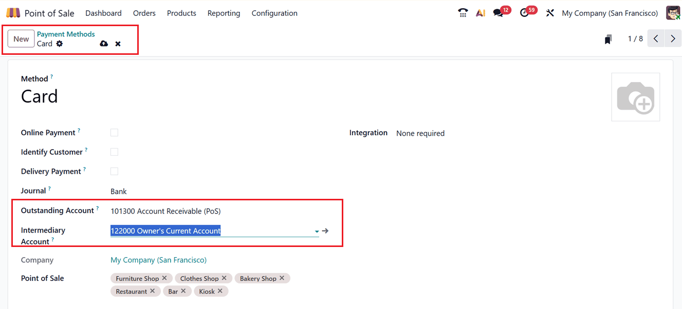 Overview of Adding and Managing Payment Options in Odoo 19 Pos-cybrosys