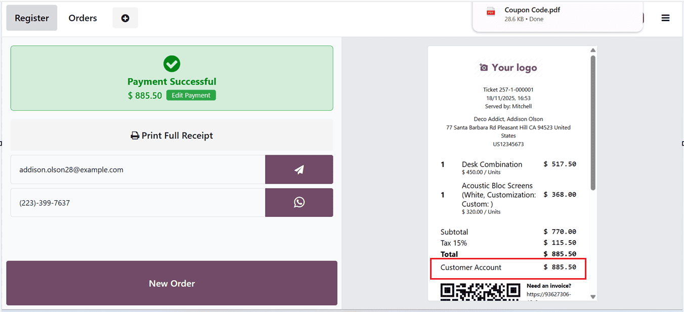 Overview of Adding and Managing Payment Options in Odoo 19 Pos-cybrosys