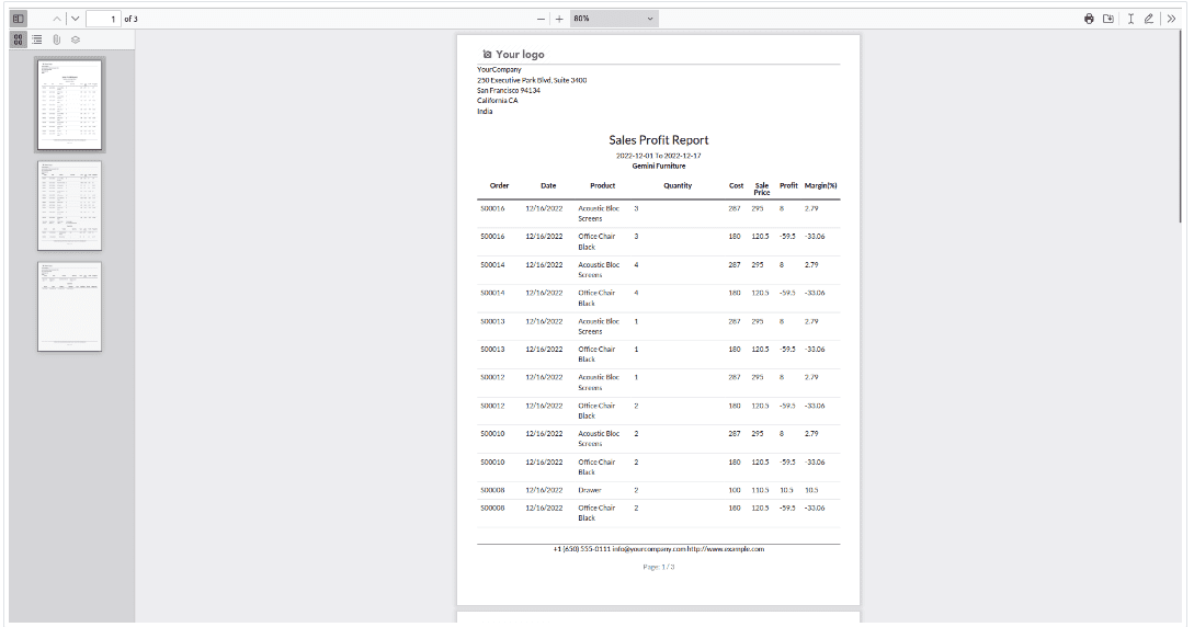 Overview of Advanced Sales Reports module in Odoo 16-cybrosys