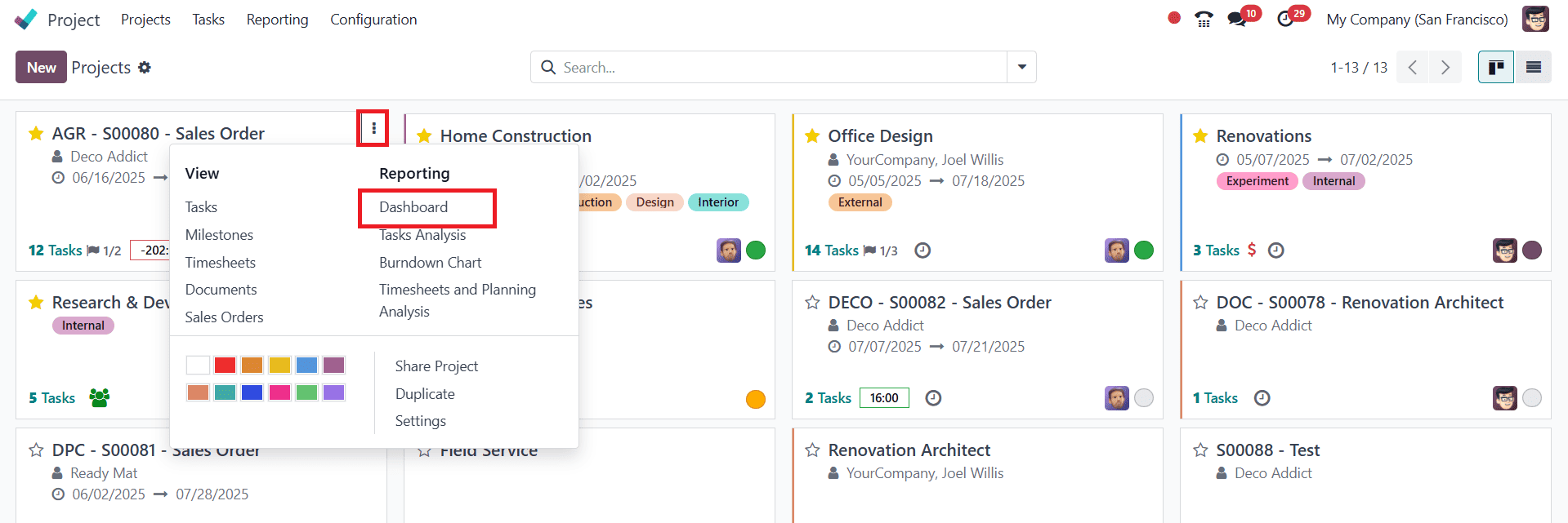 Overview of Analytic Accounting in Odoo 18 Project Module-cybrosys