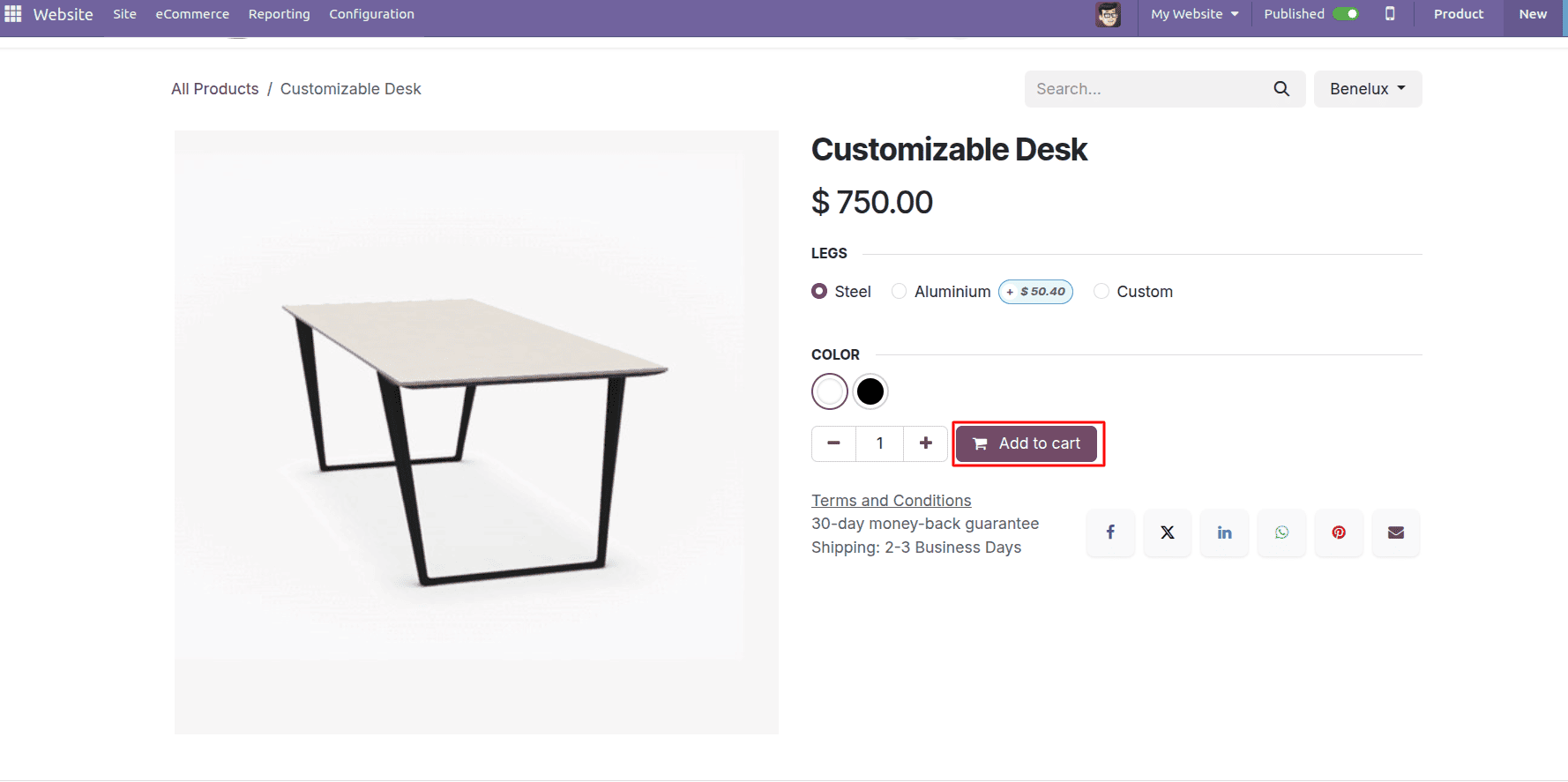 Overview of Analyzing Online Sales Performance in Odoo 18 Website-cybrosys