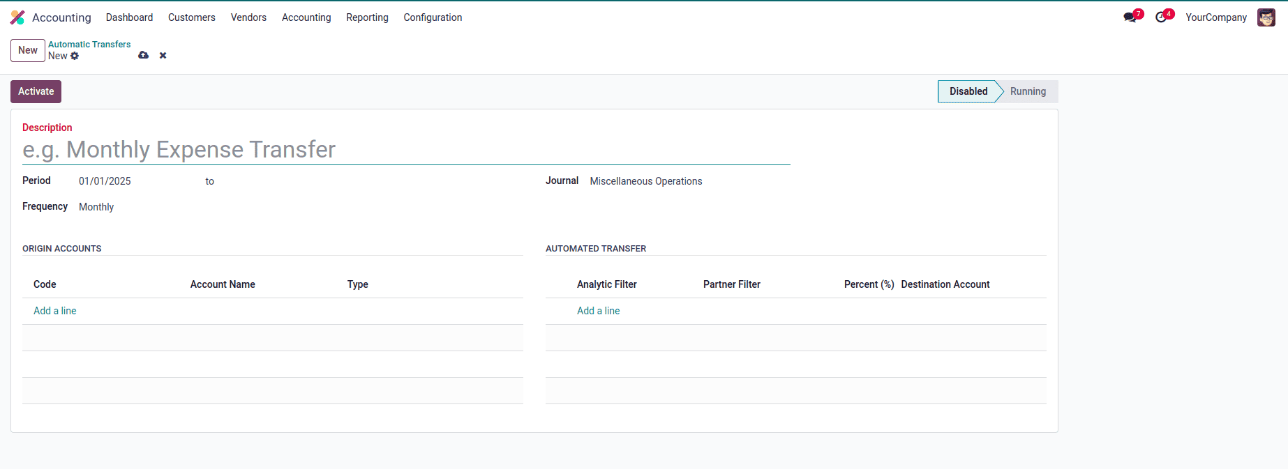 Overview of Automatic Transfers in Odoo 18 Accounting-cybrosys