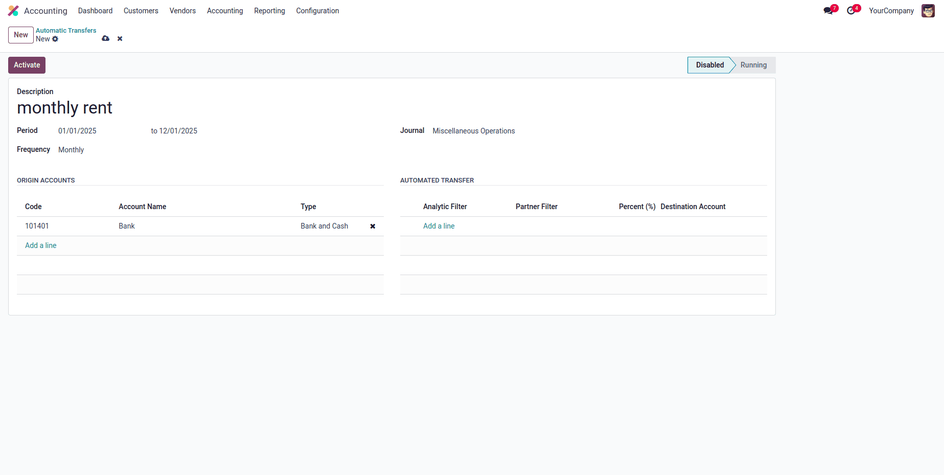 Overview of Automatic Transfers in Odoo 18 Accounting-cybrosys