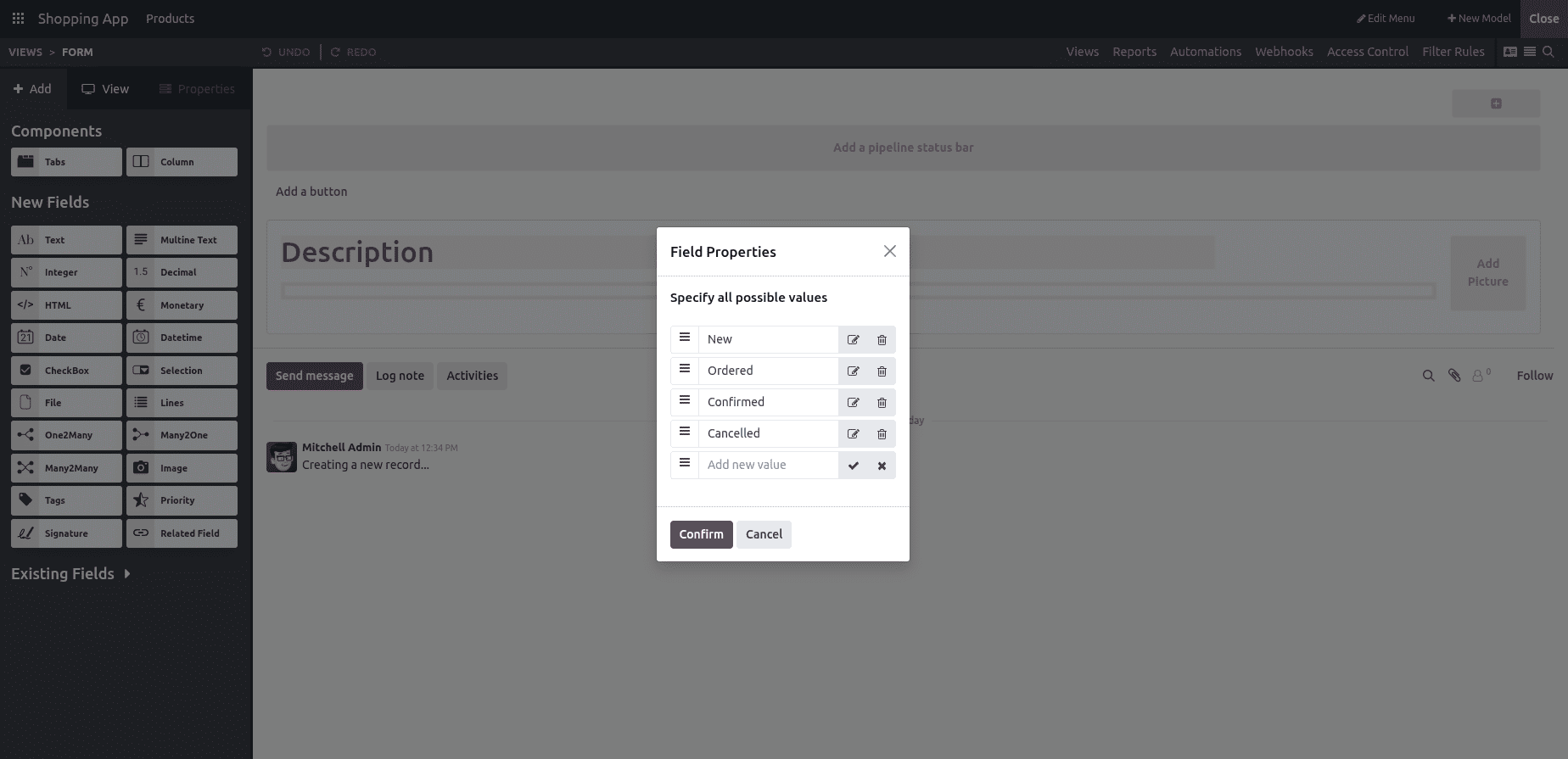 Overview of Automation and Filter Rules in Odoo 18 Studio Module-cybrosys