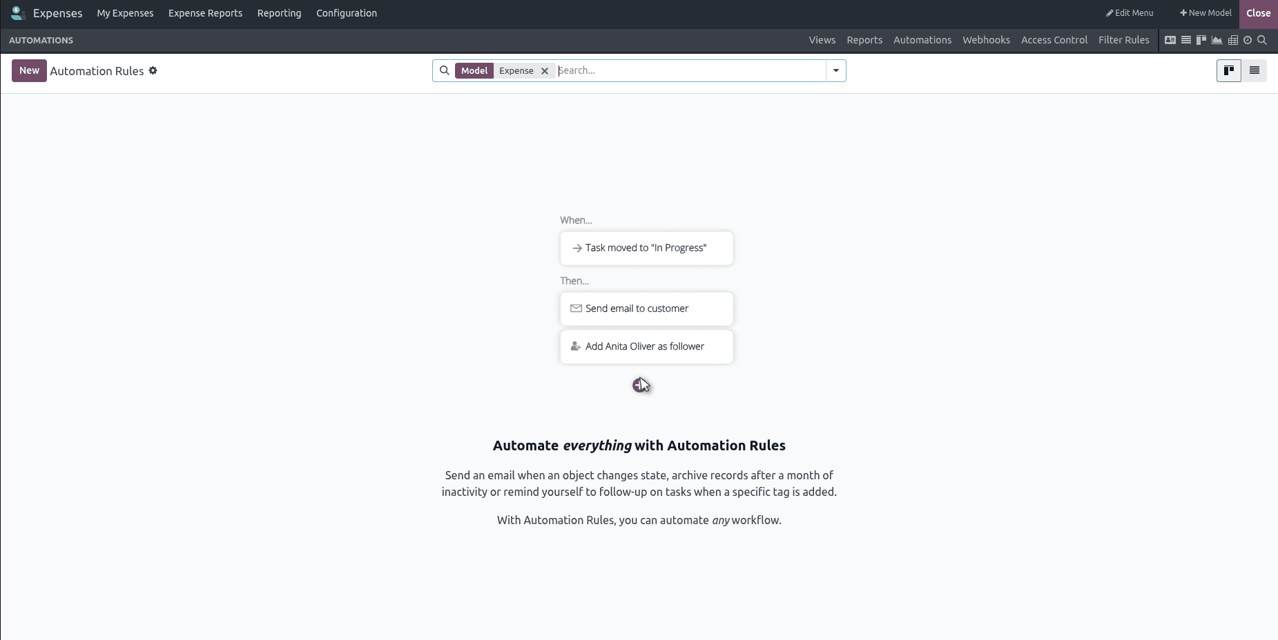 Overview of Automation and Filter Rules in Odoo 18 Studio Module-cybrosys