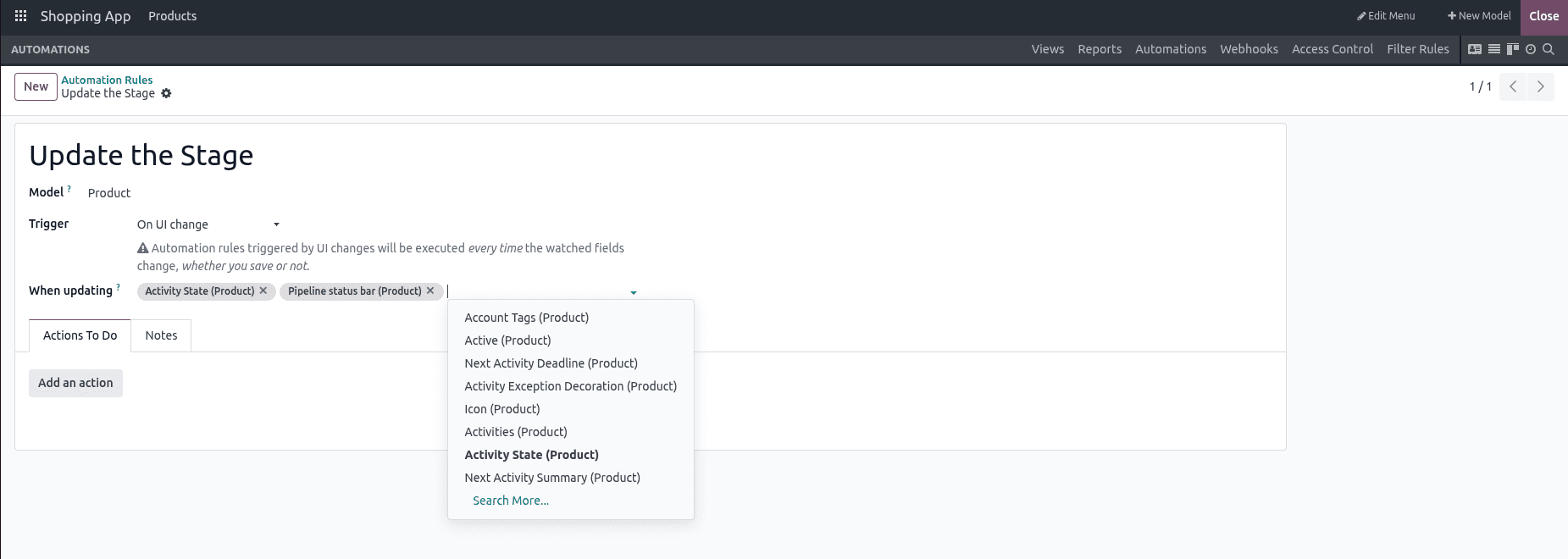 Overview of Automation and Filter Rules in Odoo 18 Studio Module-cybrosys