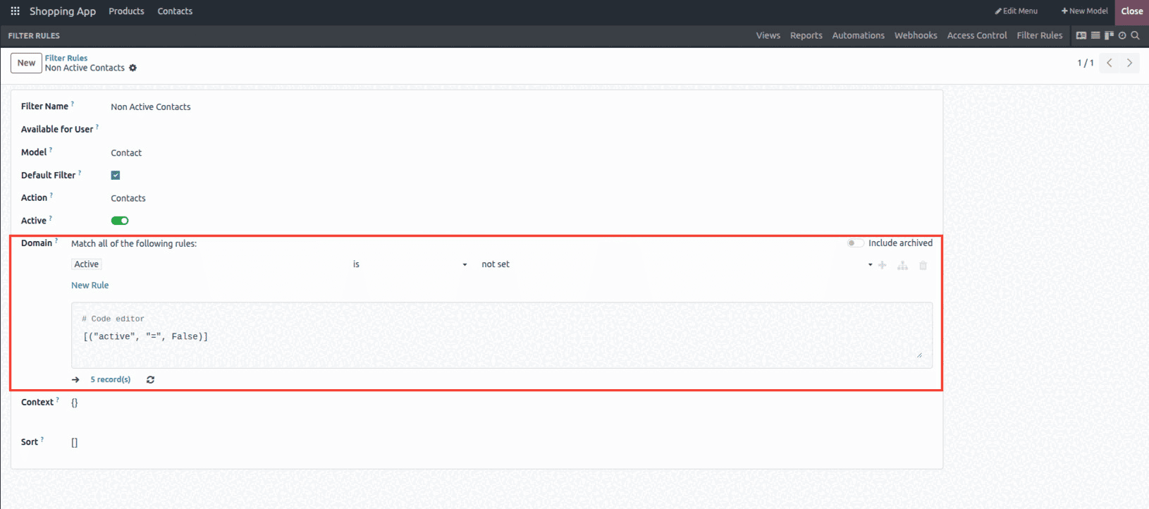 Overview of Automation and Filter Rules in Odoo 18 Studio Module-cybrosys
