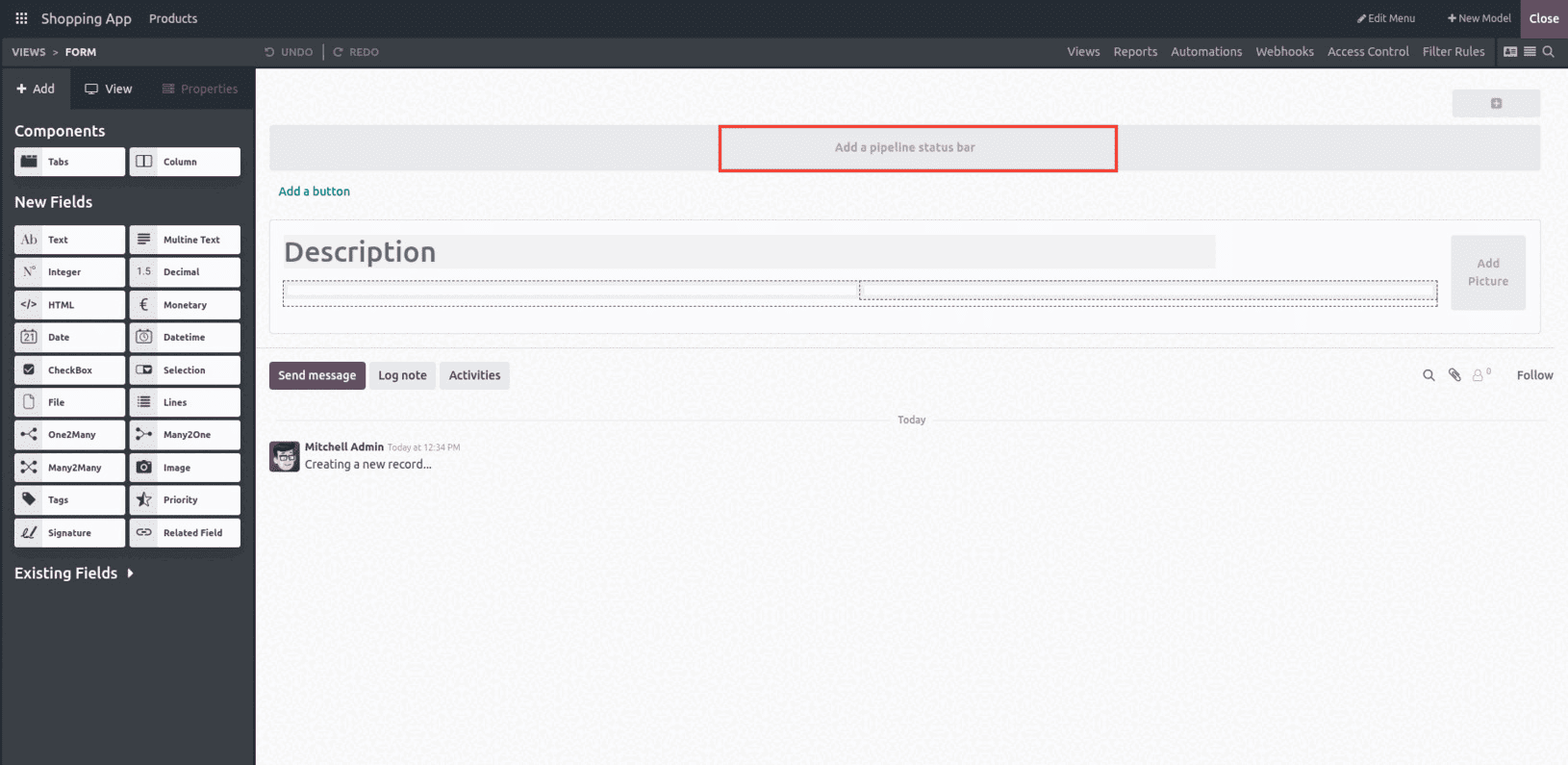 Overview of Automation and Filter Rules in Odoo 18 Studio Module-cybrosys