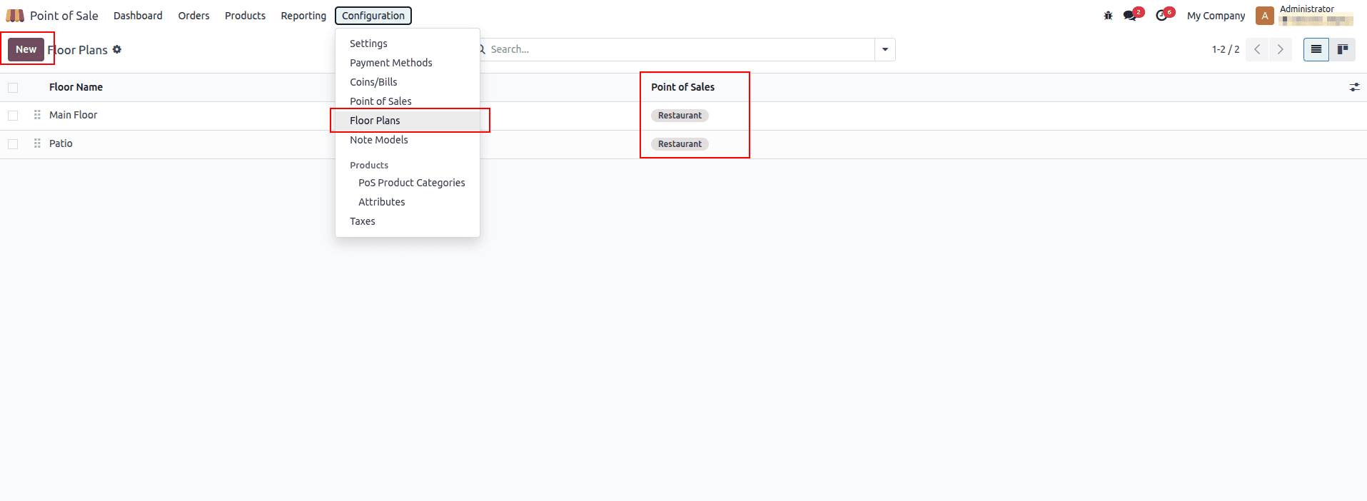 Overview of Bar or Restaurant Configuration in Odoo 18 Point of Sales-cybrosys