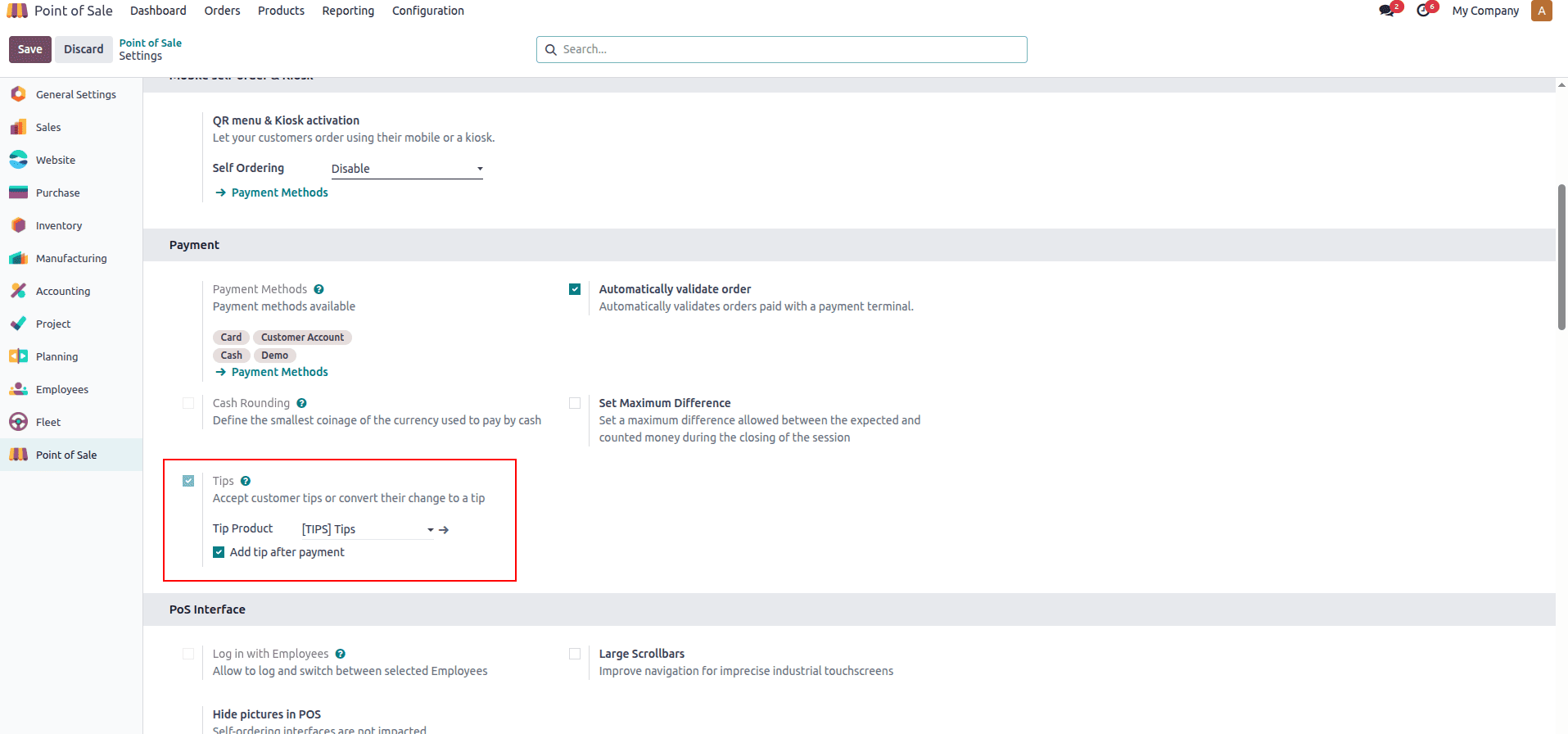 Overview of Bar or Restaurant Configuration in Odoo 18 Point of Sales-cybrosys