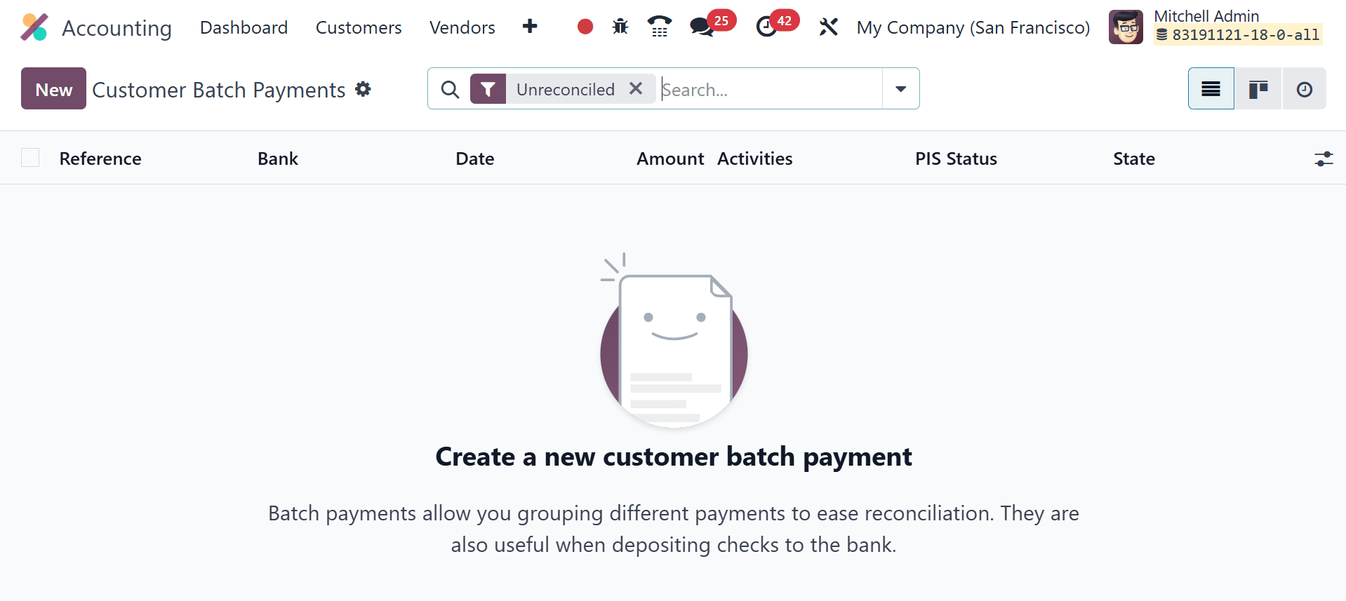 Overview of Batch Payments & Reconciliation with Odoo 18 Accounting-cybrosys
