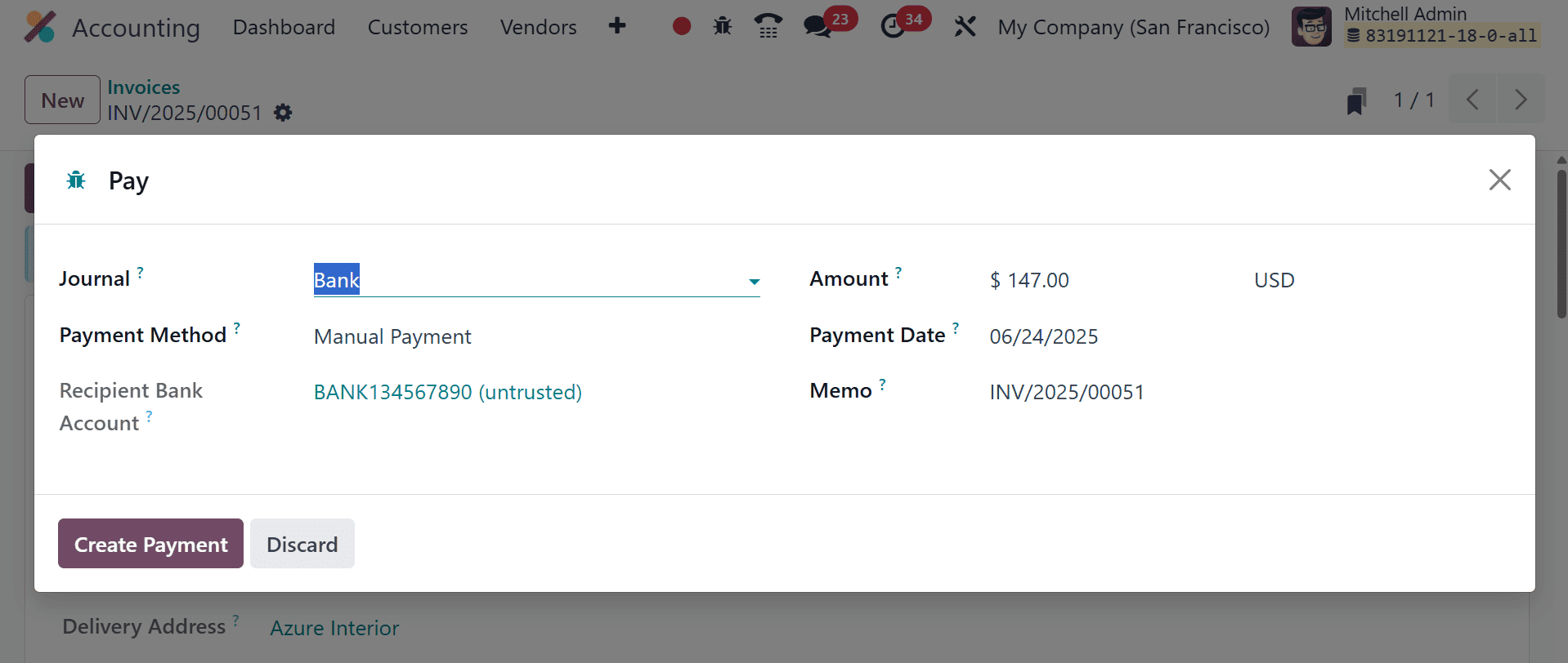 Overview of Batch Payments & Reconciliation with Odoo 18 Accounting-cybrosys