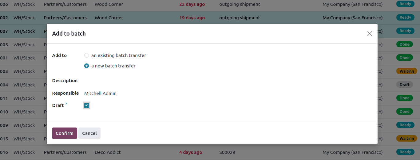 Overview of Batch & Wave Transfers in Odoo 18 Inventory-cybrosys