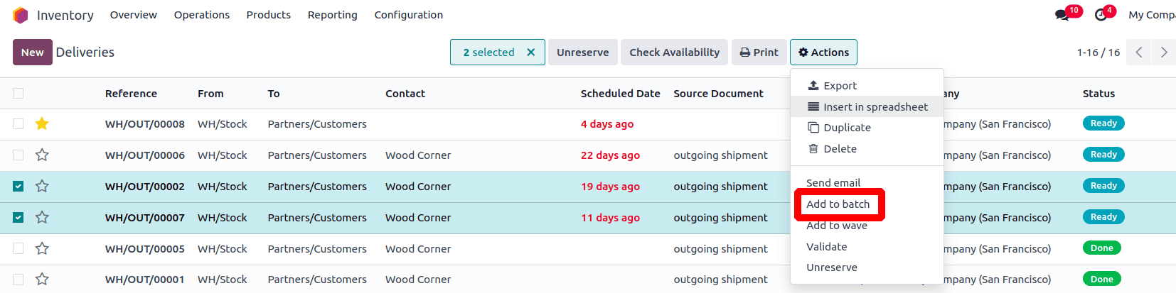 Overview of Batch & Wave Transfers in Odoo 18 Inventory-cybrosys