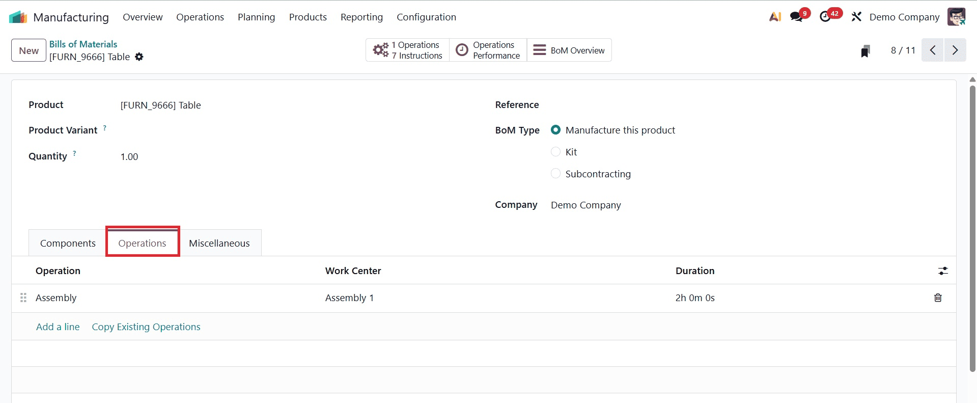Overview of BoM Types and Their Use Cases in Odoo 19 Manufacturing-cybrosys