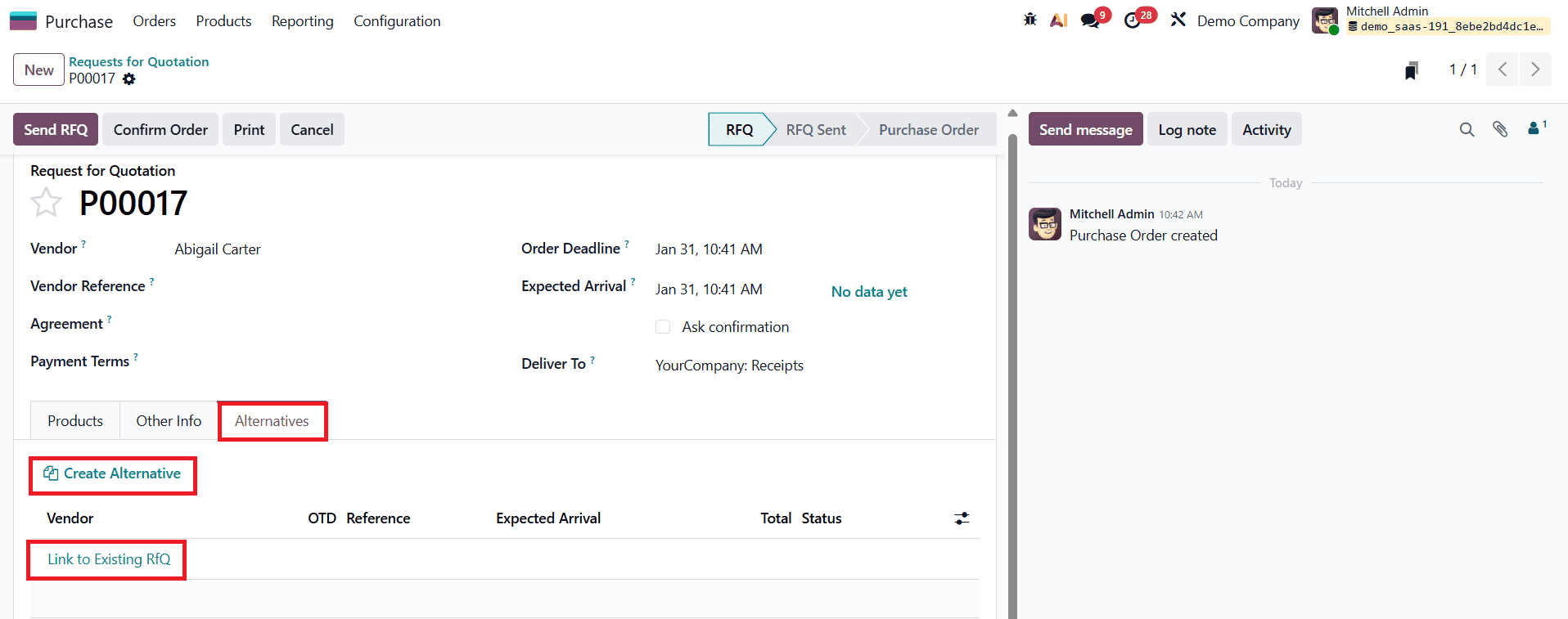 Overview of Comparing Quotation Prices for Smarter Purchasing in Odoo 19-cybrosys