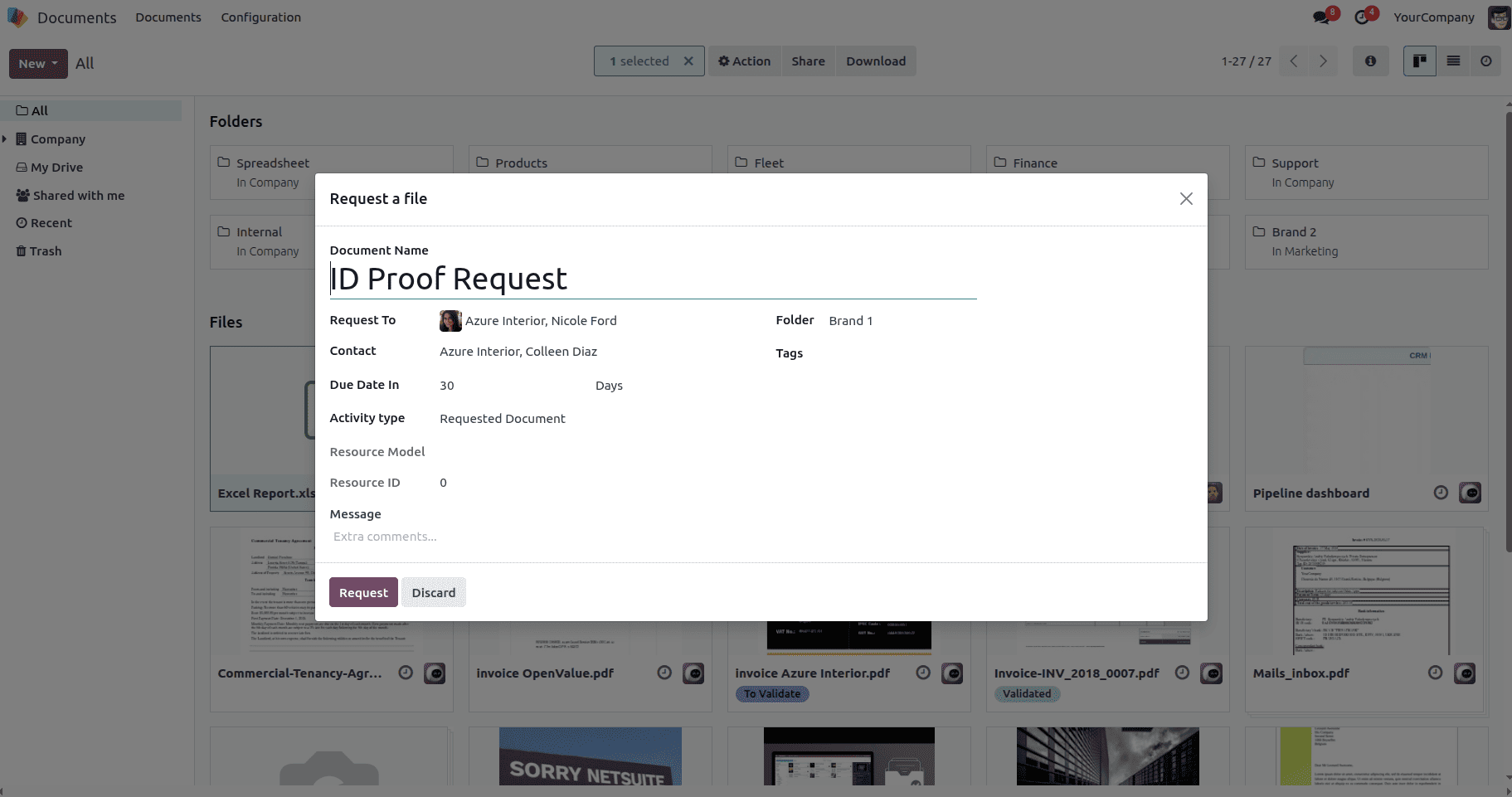 Overview of Documents Module in Odoo 18-cybrosys