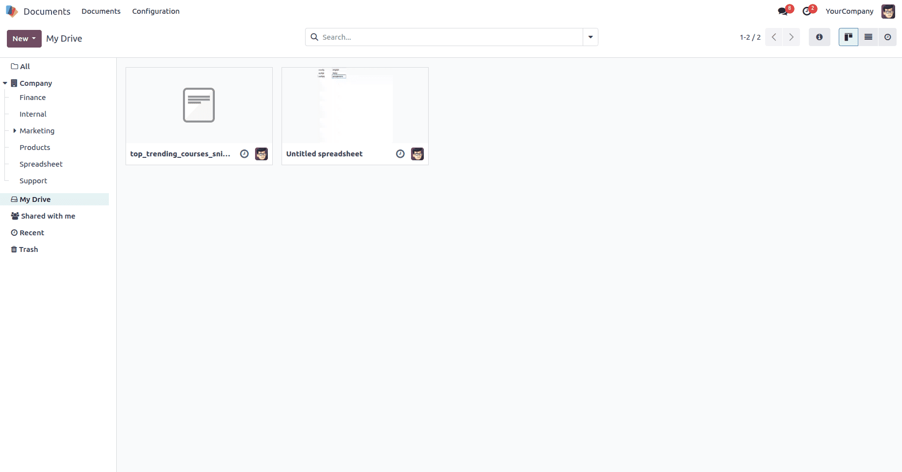 Overview of Documents Module in Odoo 18-cybrosys