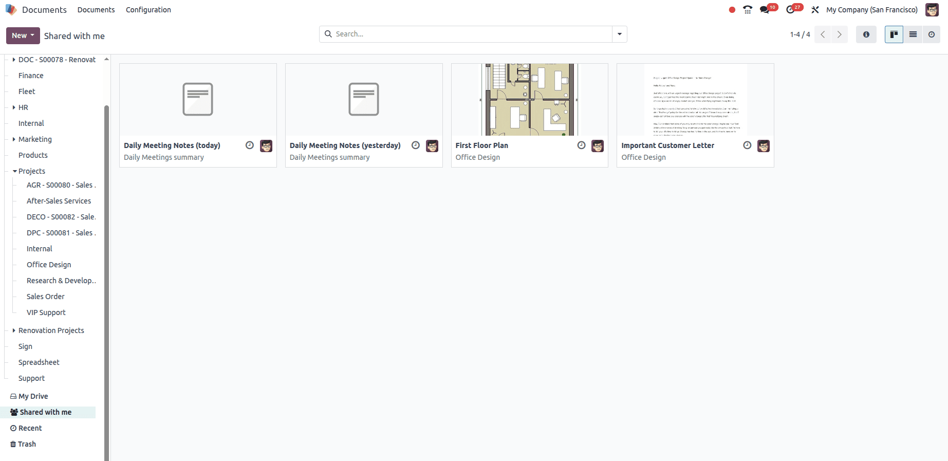 Overview of Documents Module in Odoo 18-cybrosys