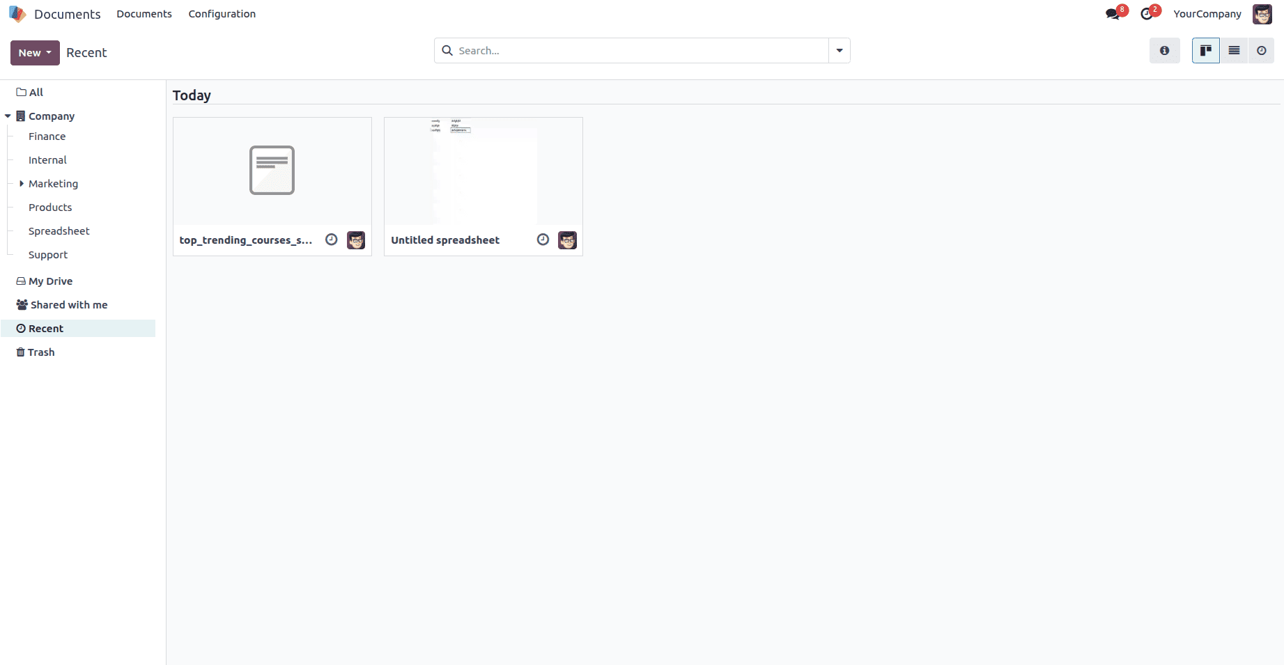 Overview of Documents Module in Odoo 18-cybrosys