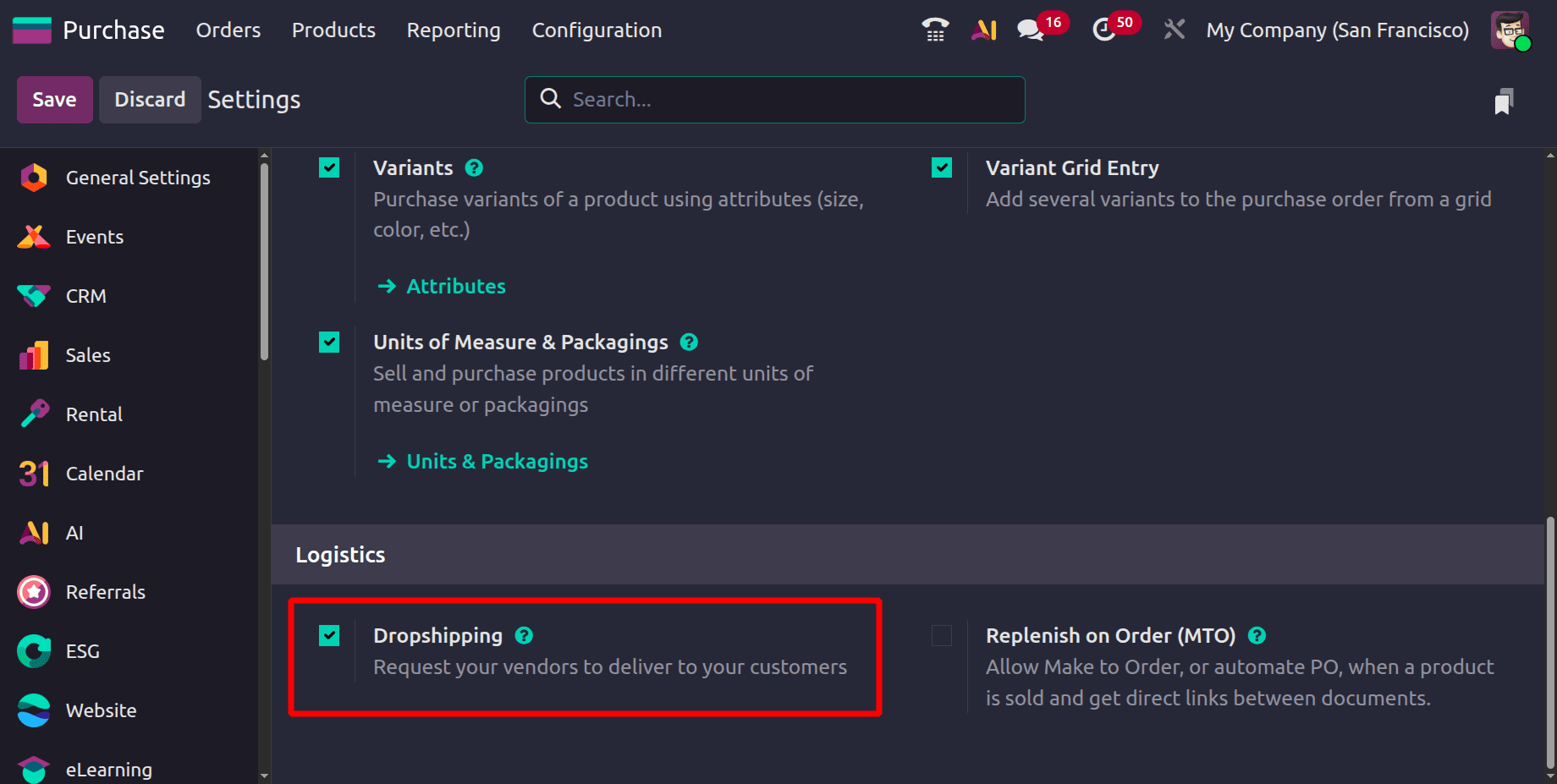 Overview of Dropshipping Operations in Odoo 19 Purchase-cybrosys