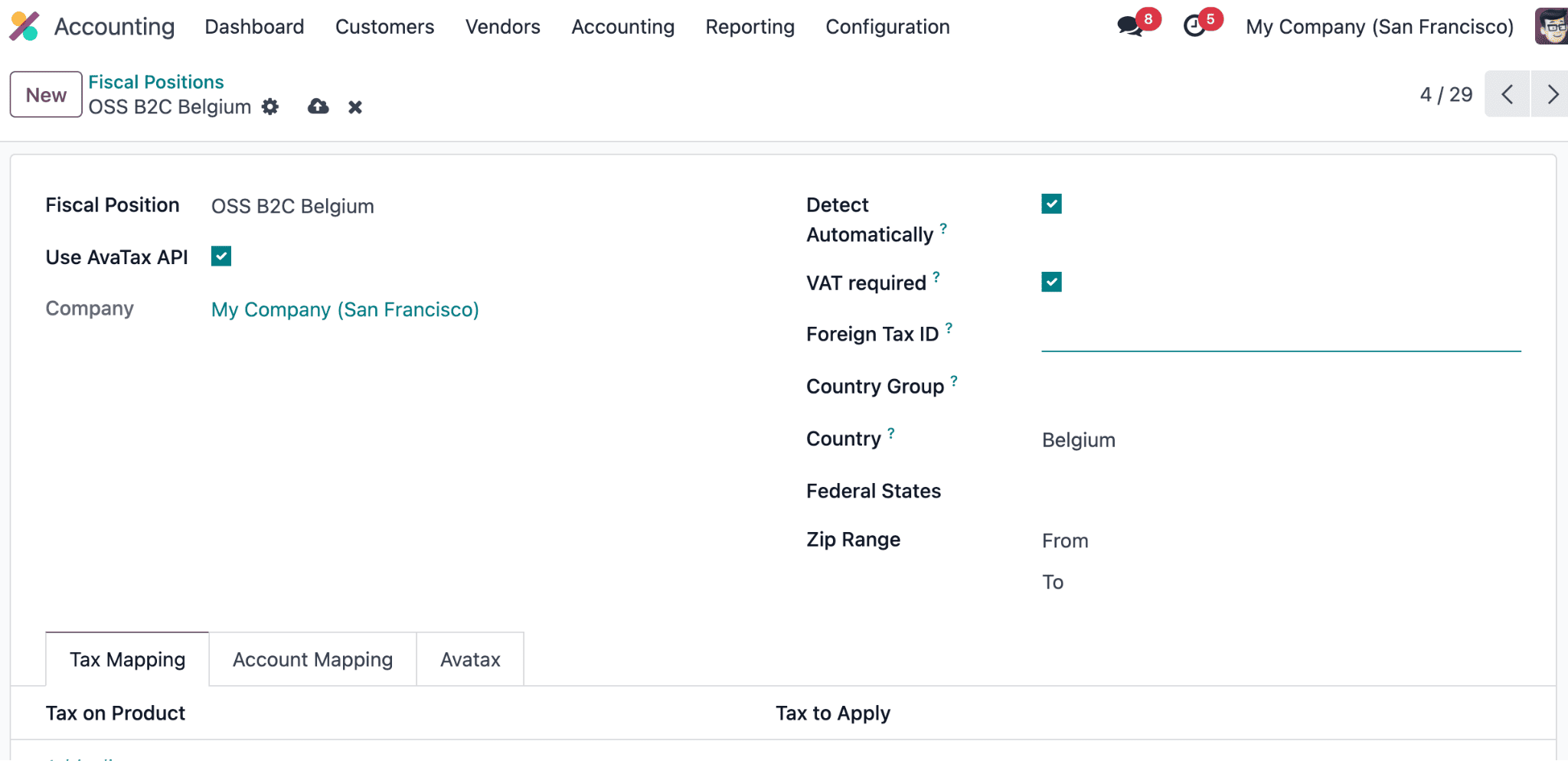 Overview of EU Intra-Community Distance Selling in Odoo 18 Accounting-cybrosys