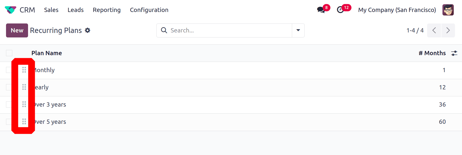 Overview of Expected & Recurring Revenue of an Opportunity in Odoo 18-cybrosys