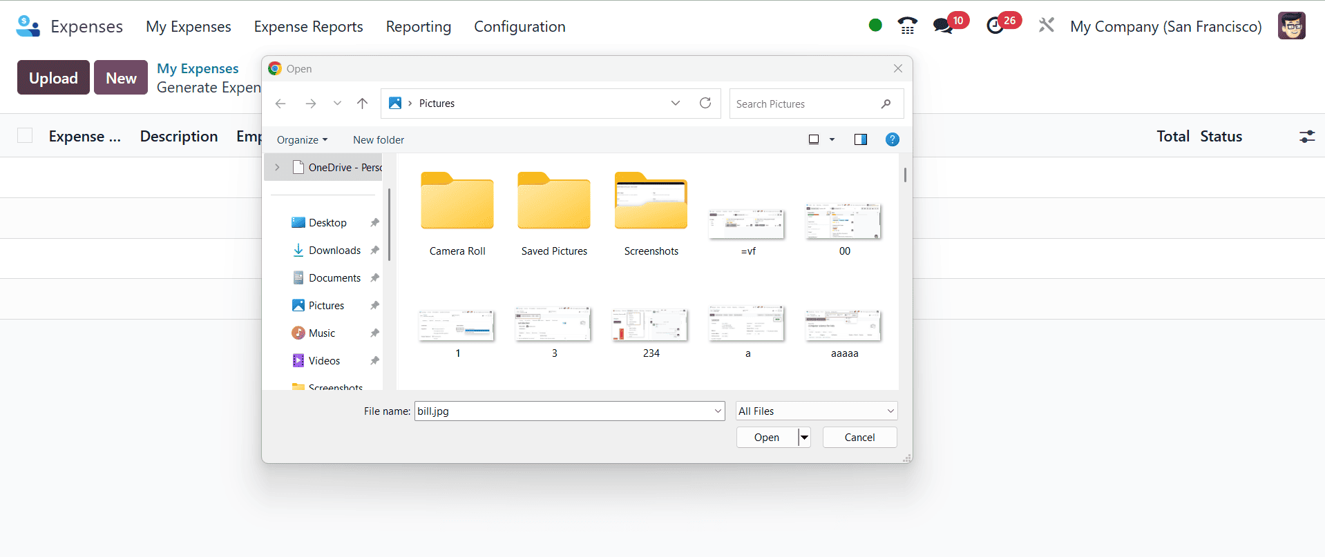 Overview of Expense Digitization in Odoo 18 Expense-cybrosys