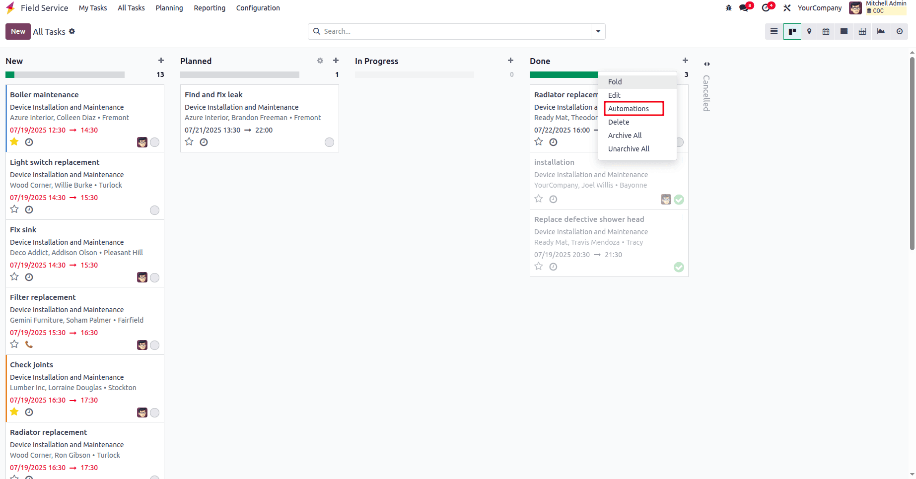 Overview of Field Service Reporting In Odoo 18-cybrosys
