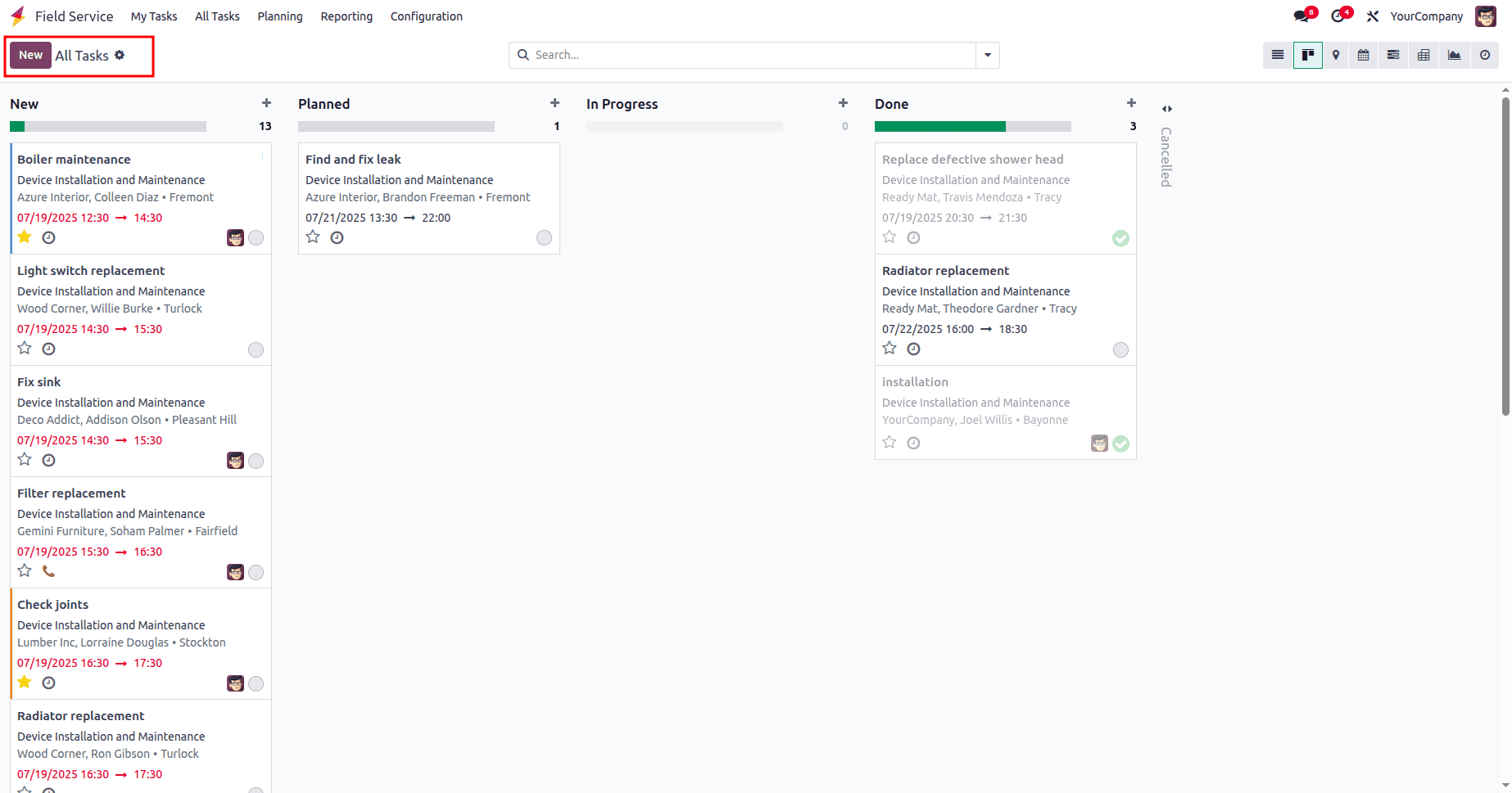 Overview of Field Service Reporting In Odoo 18-cybrosys