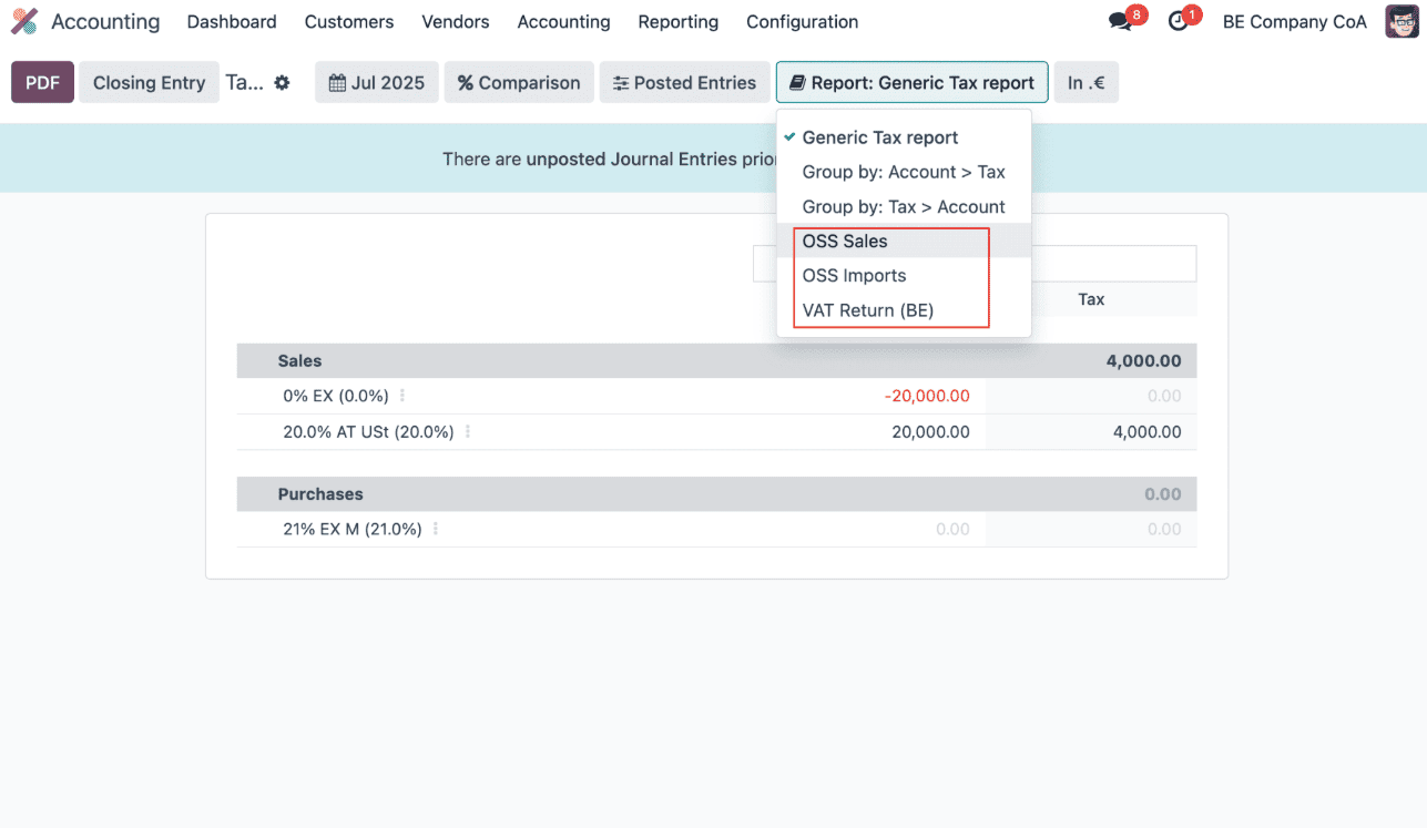 Overview of Financial Statement in Odoo 18 Accounting Module-cybrosys