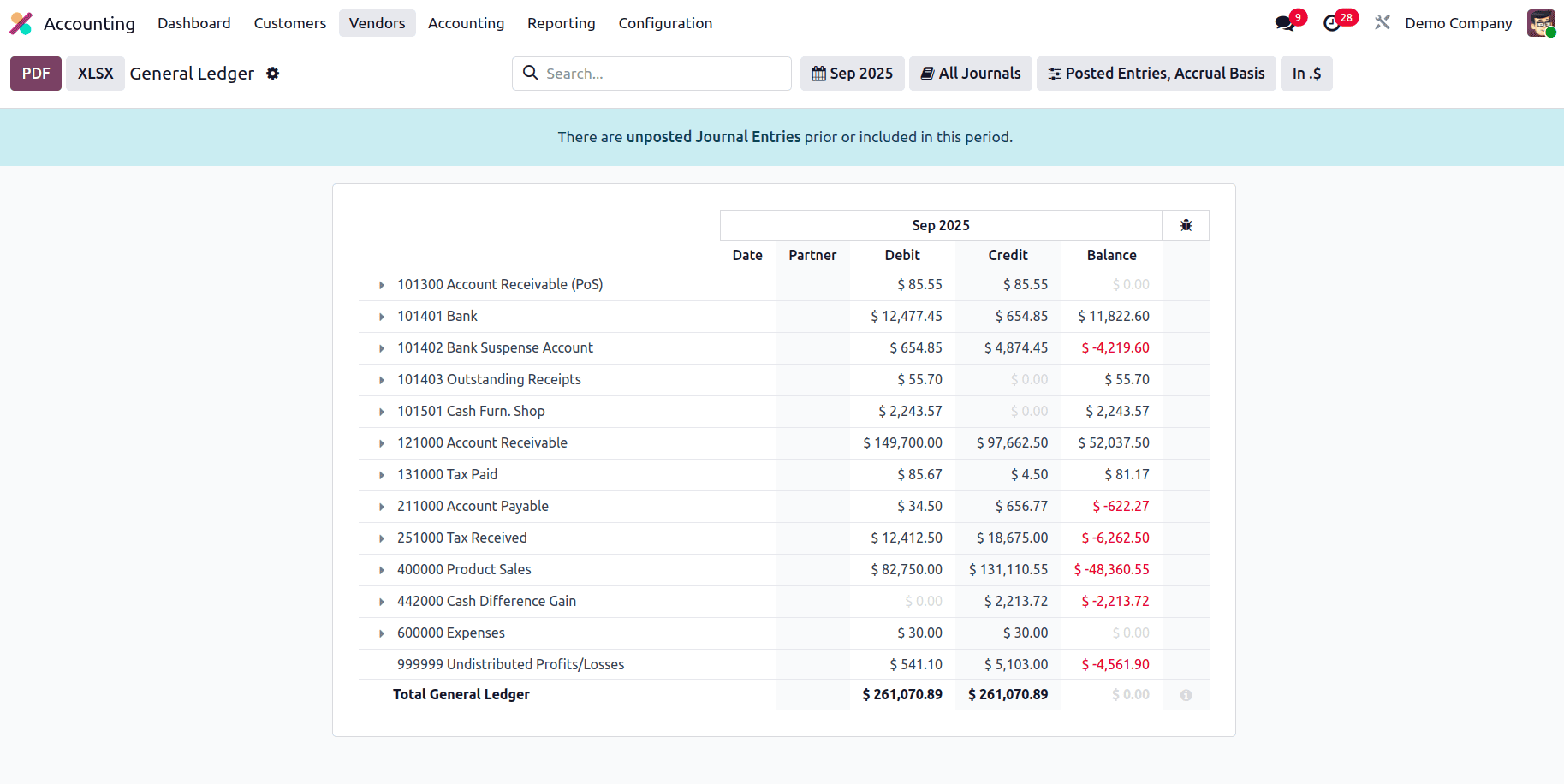Overview of Financial Statement in Odoo 18 Accounting Module-cybrosys